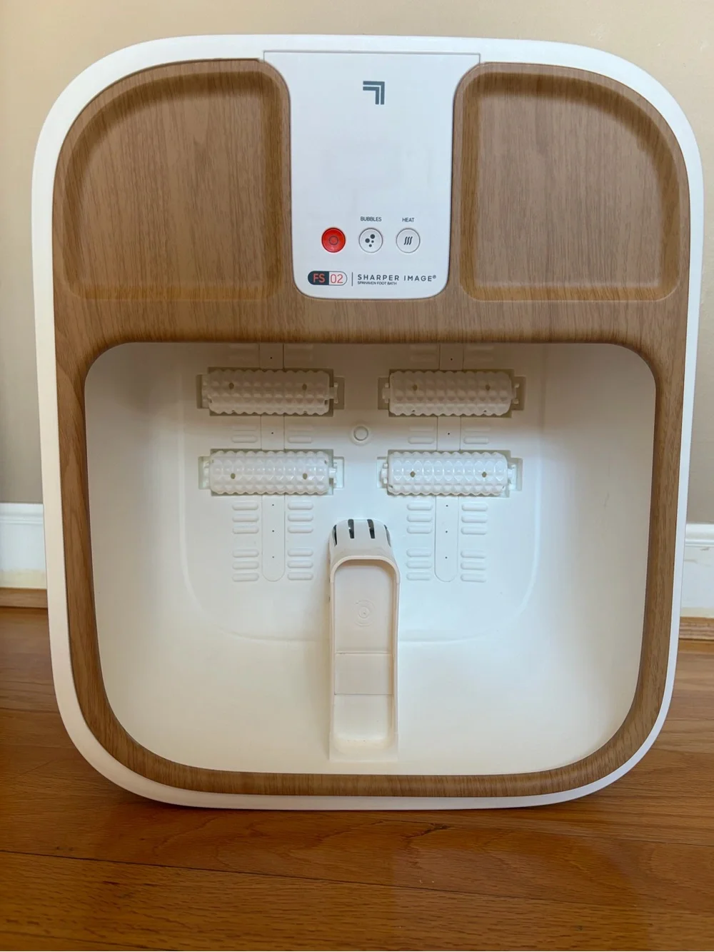 Sharper Image SpaHaven Foot Bath with Heated Massage Rollers